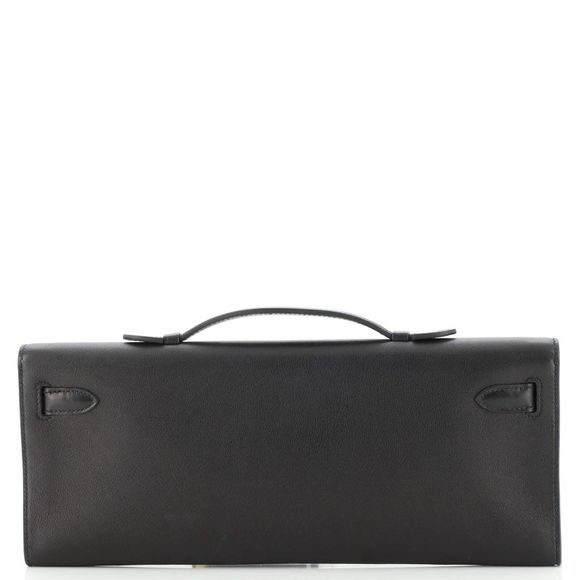 Hermes Kelly Cut Pochette Evercolor Black - Picture 4 of 7